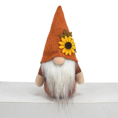 Thanksgiving Faceless Doll Ornament Orange Sunflower Maple Leaf Decoration