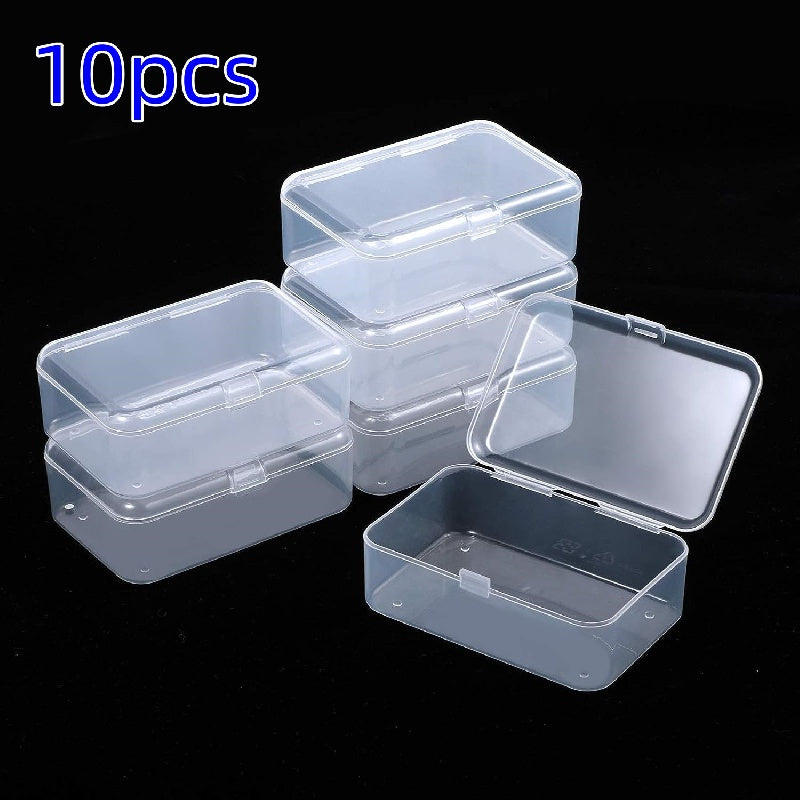 24pcs Small Plastic Storage Containers with Lids for Crafts