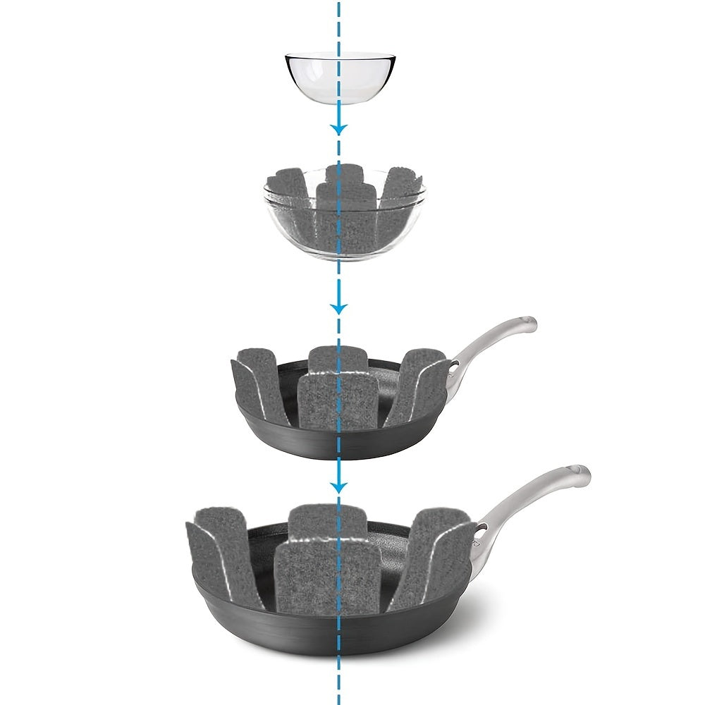 Pot Pan Protectors 12pcs 3 Sizes Stacking Pan Separators