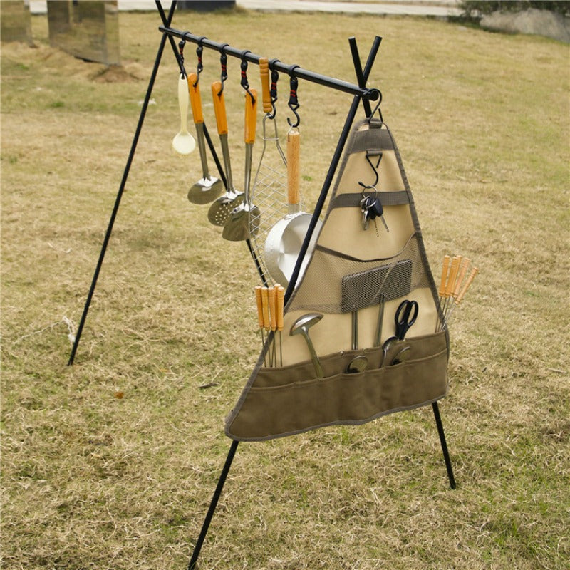 Canvas Cookware Storage Bag for Outdoor Picnic
