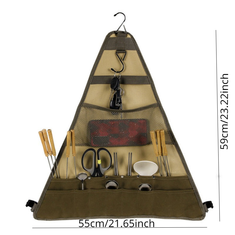 Canvas Cookware Storage Bag for Outdoor Picnic