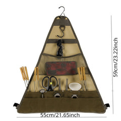 Canvas Cookware Storage Bag for Outdoor Picnic