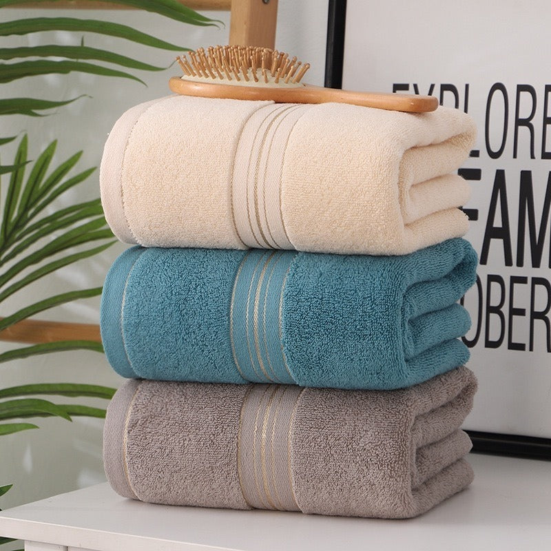 Soft Cotton Bath Towel Thick and Absorbent for Home Bathroom