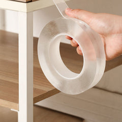 2pcs Transparent Nano Tape Washable Reusable Double Sided Tape