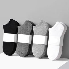 10 Pairs Comfy Solid Ankle Socks Women's & Men's Stockings