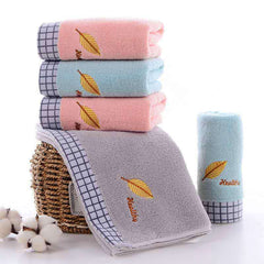 Embroidered Cotton Hand Towel Soft Skin-Friendly Absorbent Towel