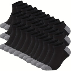 3 Pairs Men's Breathable Comfort Socks - Versatile Style