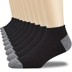 3 Pairs Men's Breathable Comfort Socks - Versatile Style