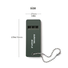 High Pitched Three Frequency Survival Whistle