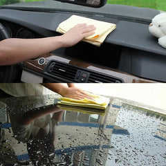 2 Chamois Cloth Car Absorbent Shammy Towel Drying Cleaning Tools