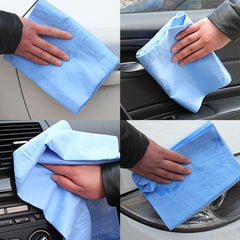 2 Chamois Cloth Car Absorbent Shammy Towel Drying Cleaning Tools