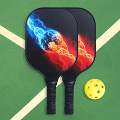 Fiberglass Carbon Fiber Pickleball Paddle Set - Training Pickleball Rackets