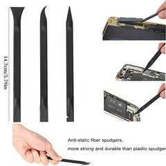 3pcs Carbon Fiber Scraper Set for Stickers Labels Stains