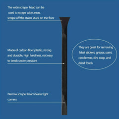 3pcs Carbon Fiber Scraper Set for Stickers Labels Stains