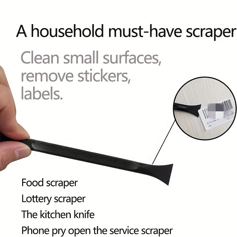 3pcs Carbon Fiber Scraper Set for Stickers Labels Stains