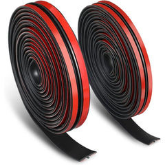 2pcs Car Windshield Strips T-Shaped Sealing Rain Strips