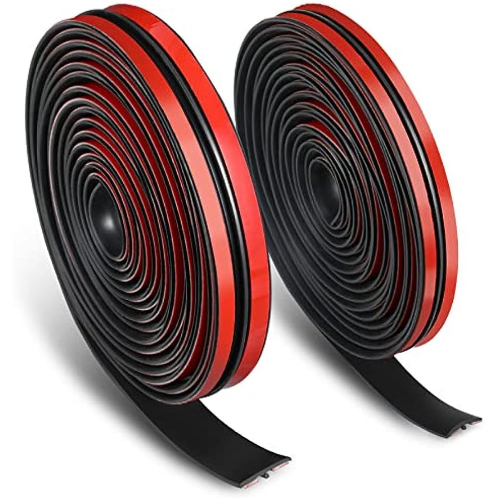 2pcs Car Windshield Strips T-Shaped Sealing Rain Strips