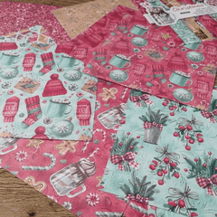 24 Sheets Christmas Gift Patterned Paper Scrapbooking Paper Pack