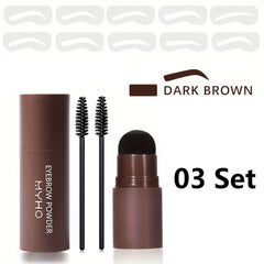 Easy Professional Brow Stamp Waterproof Eyebrow Stamp 2 in 1