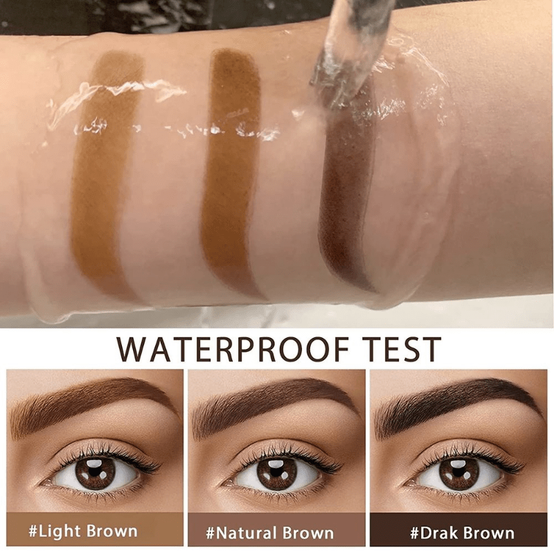 Easy Professional Brow Stamp Waterproof Eyebrow Stamp 2 in 1