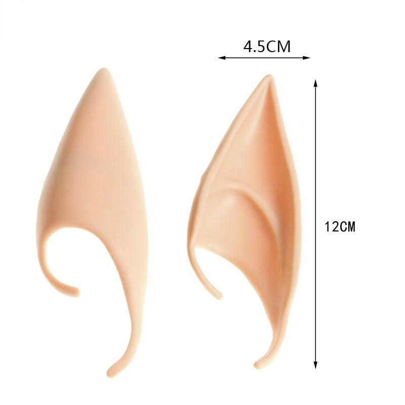 Latex Fairy Pixie Elf Ears Cosplay Halloween Party Prosthetic Tips