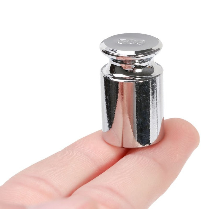 Household Tools 50g Weighing Scale Weight Set Chrome plated Precisely Calibrated