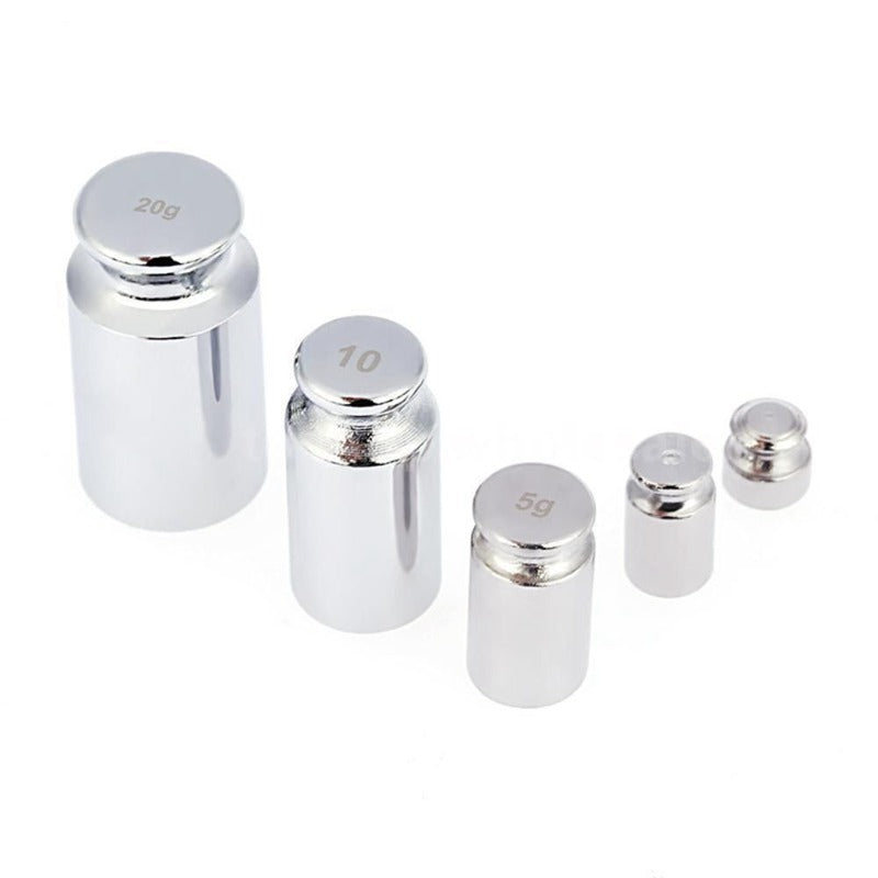 Household Tools 50g Weighing Scale Weight Set Chrome plated Precisely Calibrated