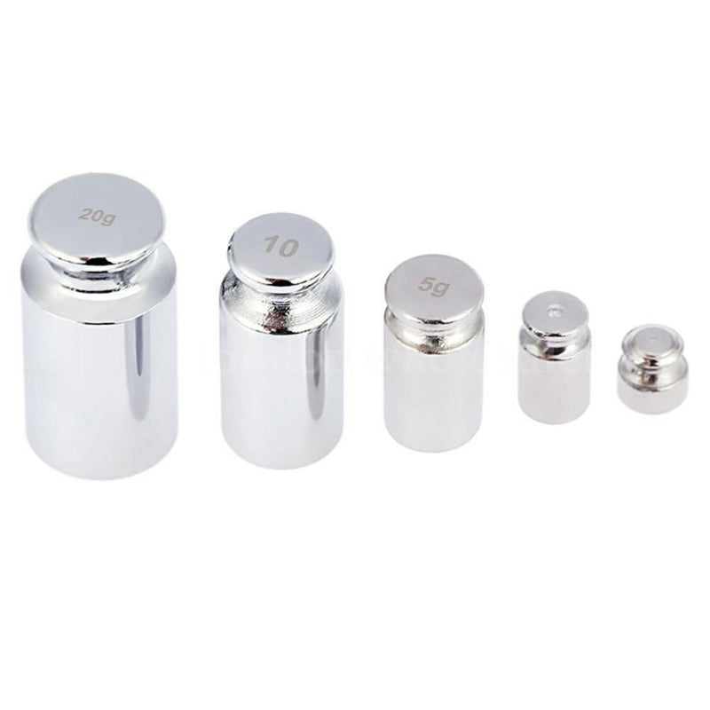 Household Tools 50g Weighing Scale Weight Set Chrome plated Precisely Calibrated