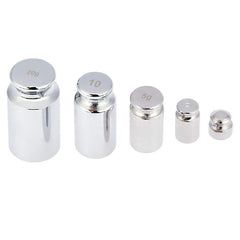 Household Tools 50g Weighing Scale Weight Set Chrome plated Precisely Calibrated