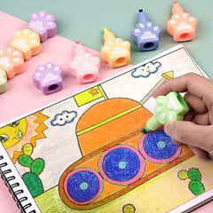 Cat Paw Marker Set - 5 Colors for Painting and Highlighting