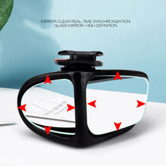 2pcs Car Blind Spot Convex Mirror Rear View Reversing Parking