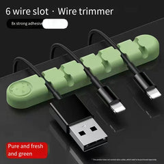 Bear Silicone Cable Organizer for Data Wires & Headphones