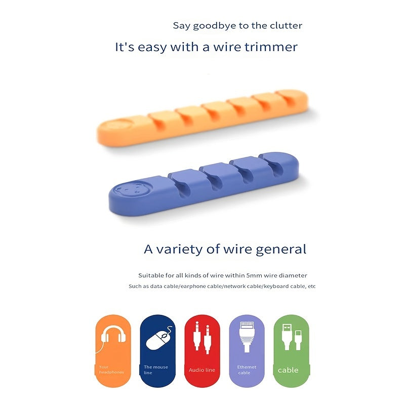 Bear Silicone Cable Organizer for Data Wires & Headphones