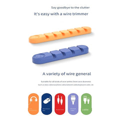 Bear Silicone Cable Organizer for Data Wires & Headphones