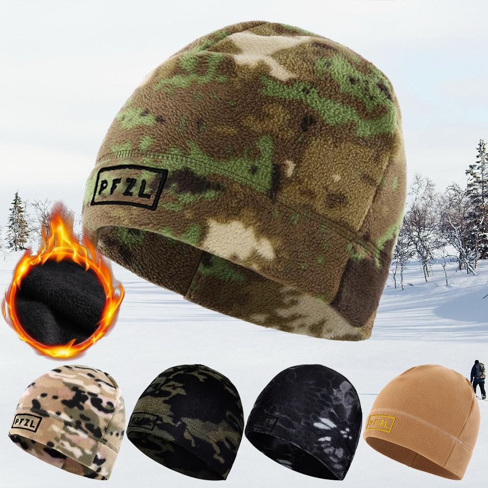 Winter Windproof Fleece Cap for Outdoor Activities