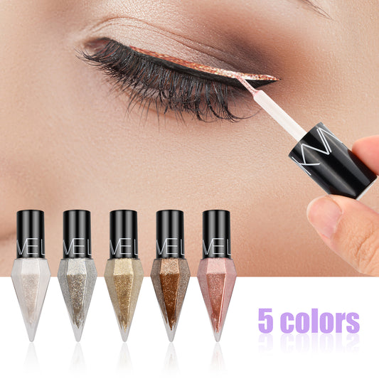 5 Glitter Eyeliner Liquid Set Sparkling Waterproof Metallic Shimmer