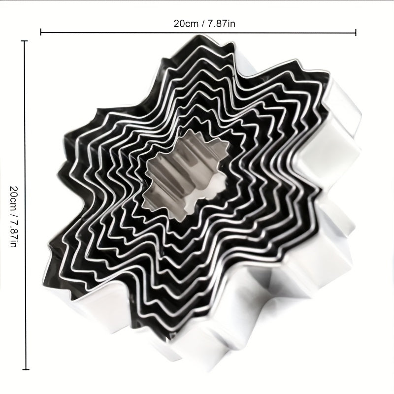 Snowflake Cookie Cutter Stainless Steel DIY Baking Tool
