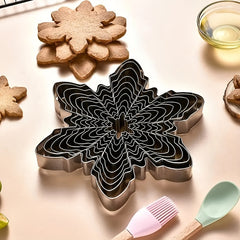 Snowflake Cookie Cutter Stainless Steel DIY Baking Tool