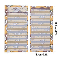 12pcs Fruit Print Cash Envelopes for Budgeting System