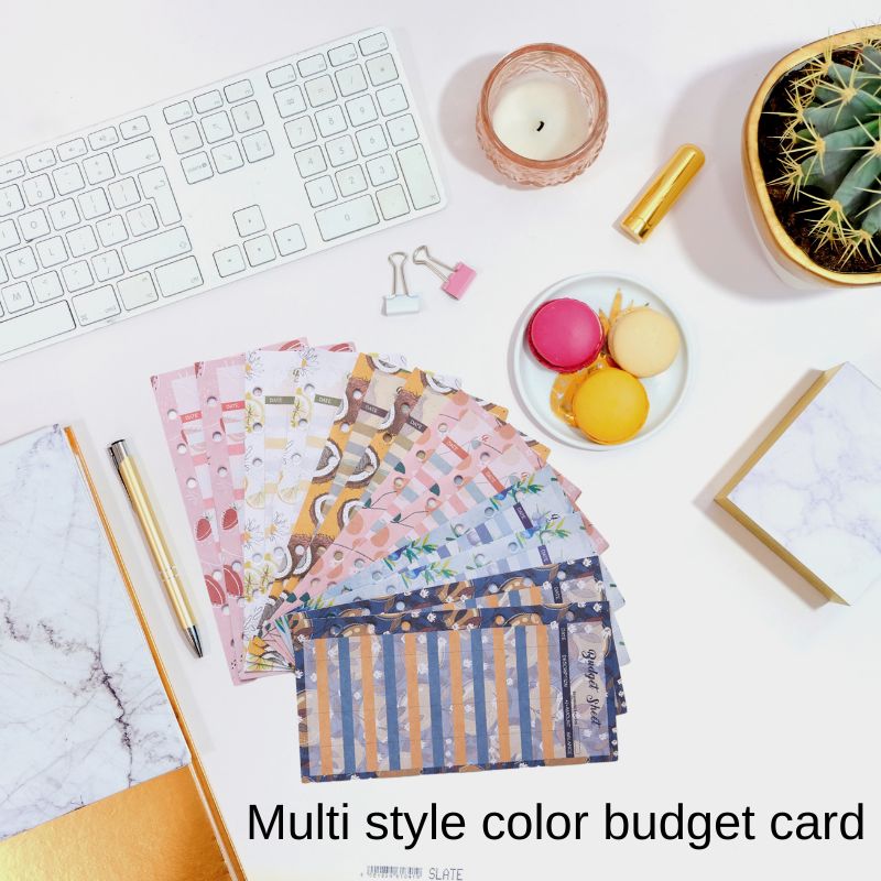 12pcs Fruit Print Cash Envelopes for Budgeting System