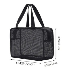 Portable Mesh Shower Caddy Bag Organizer for Bathroom College Dorm Camp Gym