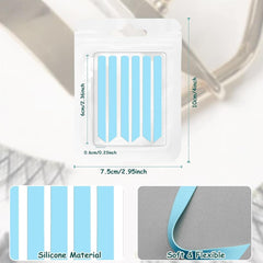 6 Piece Reusable Lash Lift Ribbon Eyelash Perm Pads Silicone Tape Covering