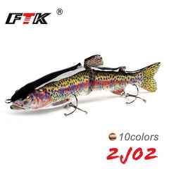 Large Bionic Fishing Lure 18.7in Artificial Wobbler with Treble Hook