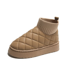 Thermal Slip On Snow Boots Waterproof Plush Winter Boots