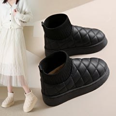 Thermal Slip On Snow Boots Waterproof Plush Winter Boots