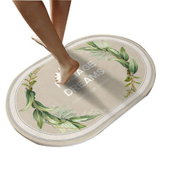 1pc Absorbent Floor Mat Non-slip Bathroom Entrance Mat