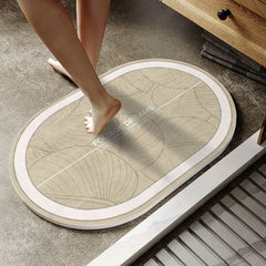 1pc Absorbent Floor Mat Non-slip Bathroom Entrance Mat