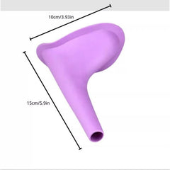 Portable Silicone Urinal For Women - Female Funnel Urination Device