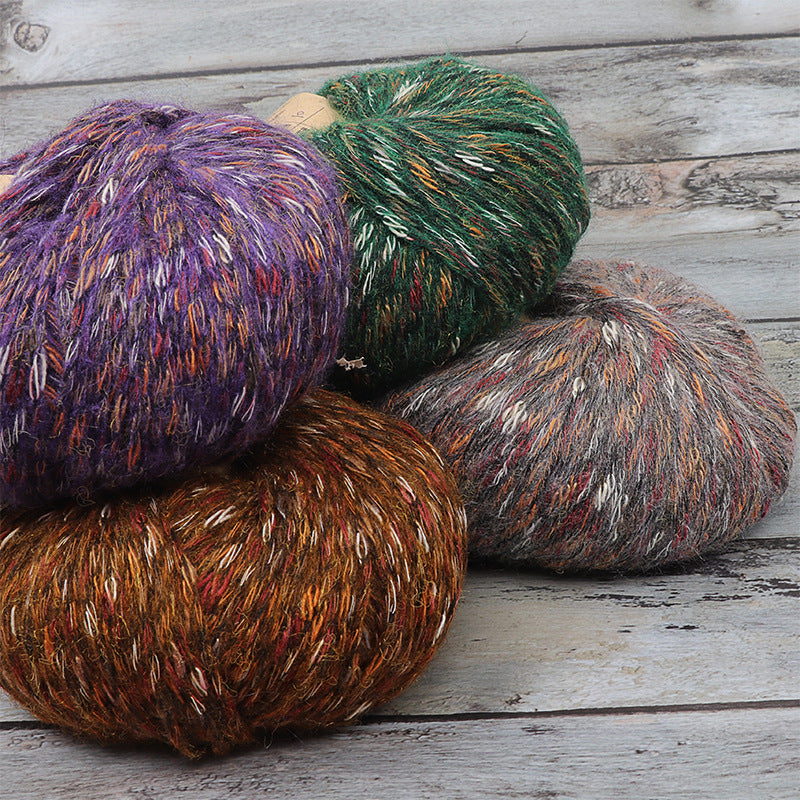 Alpaca Wool Blend Yarn for Crocheting & Knitting 50g