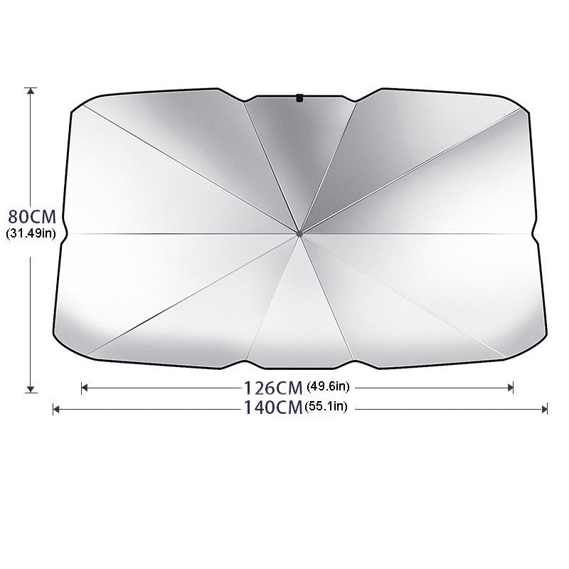 Portable Foldable Car Windshield Sunshade